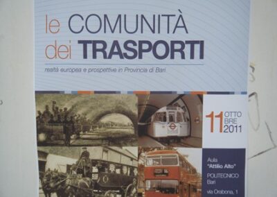 Ce jour là, une conférence sur le transport à Bari… Mais pas de vélo à l’ordre du jour :-( – That day, a lecture on transportation in Bari… But no bicycle to the order of the day :-(