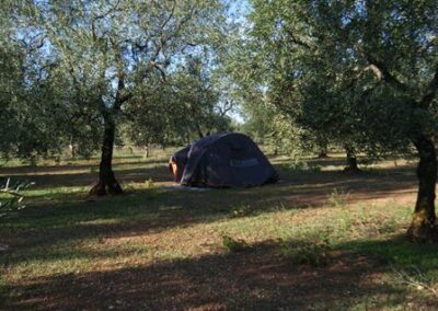 Une 40aine de nuits dormies sous notre abri temporaire – About 40 nights under our temporary shelter